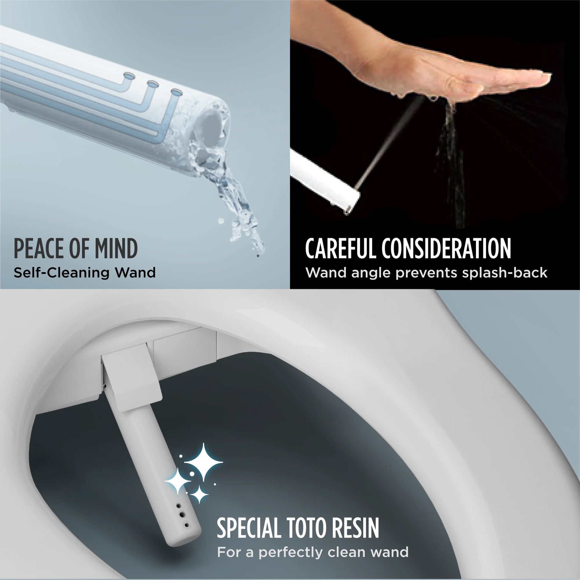 TOTO® WASHLET® KC2 Electronic Bidet Toilet Seat with Heated Seat and SoftClose Lid, Elongated, Cotton White - SW3024#01