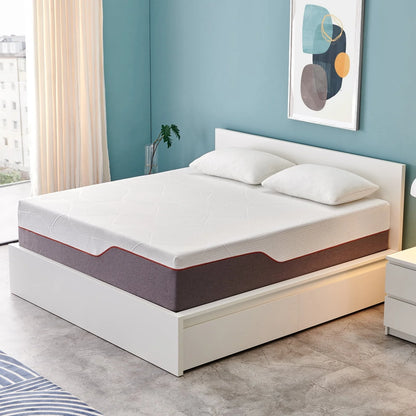 Madinog 10 inch Medium Gel Memory Foam Mattress in a Box,Queen Mattress