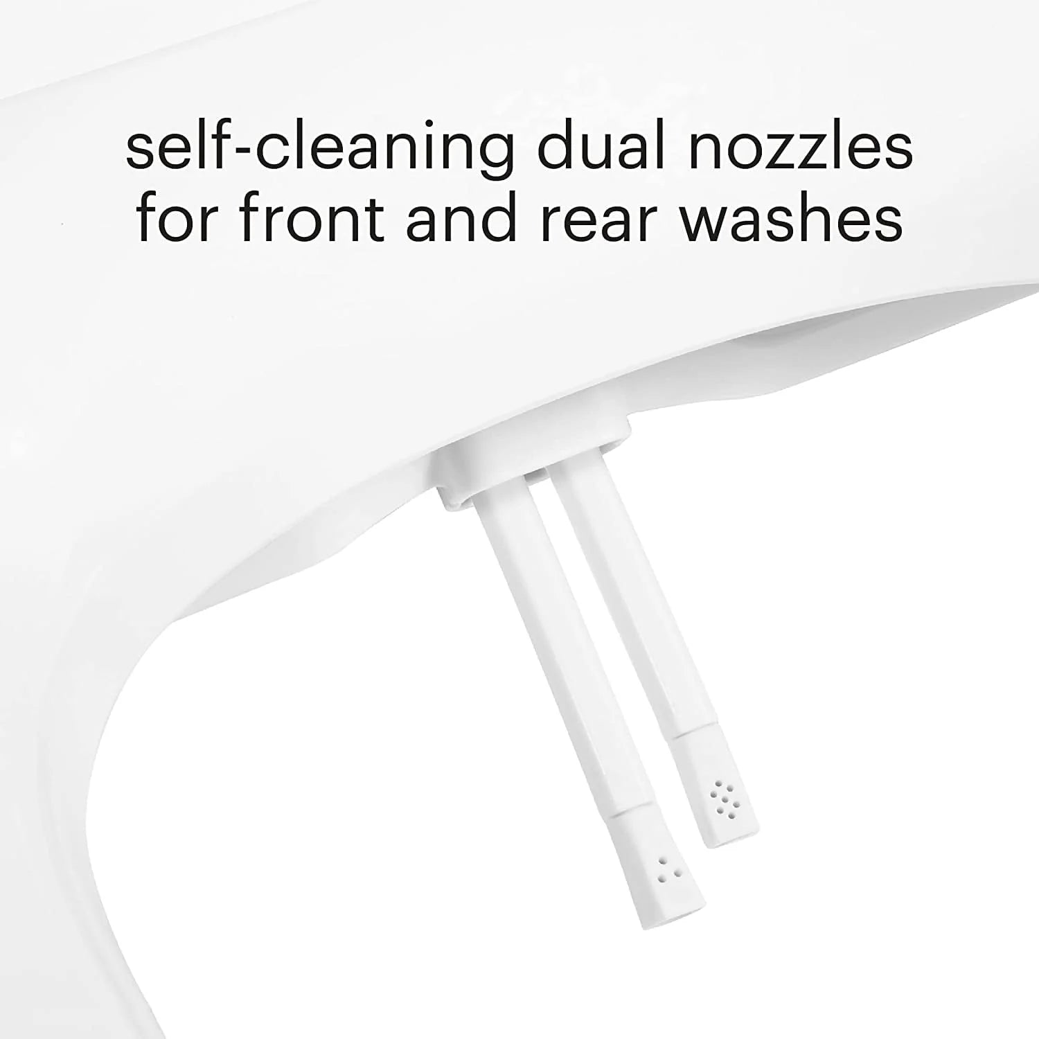 Brondell Swash Ecoseat White Round Bidet System