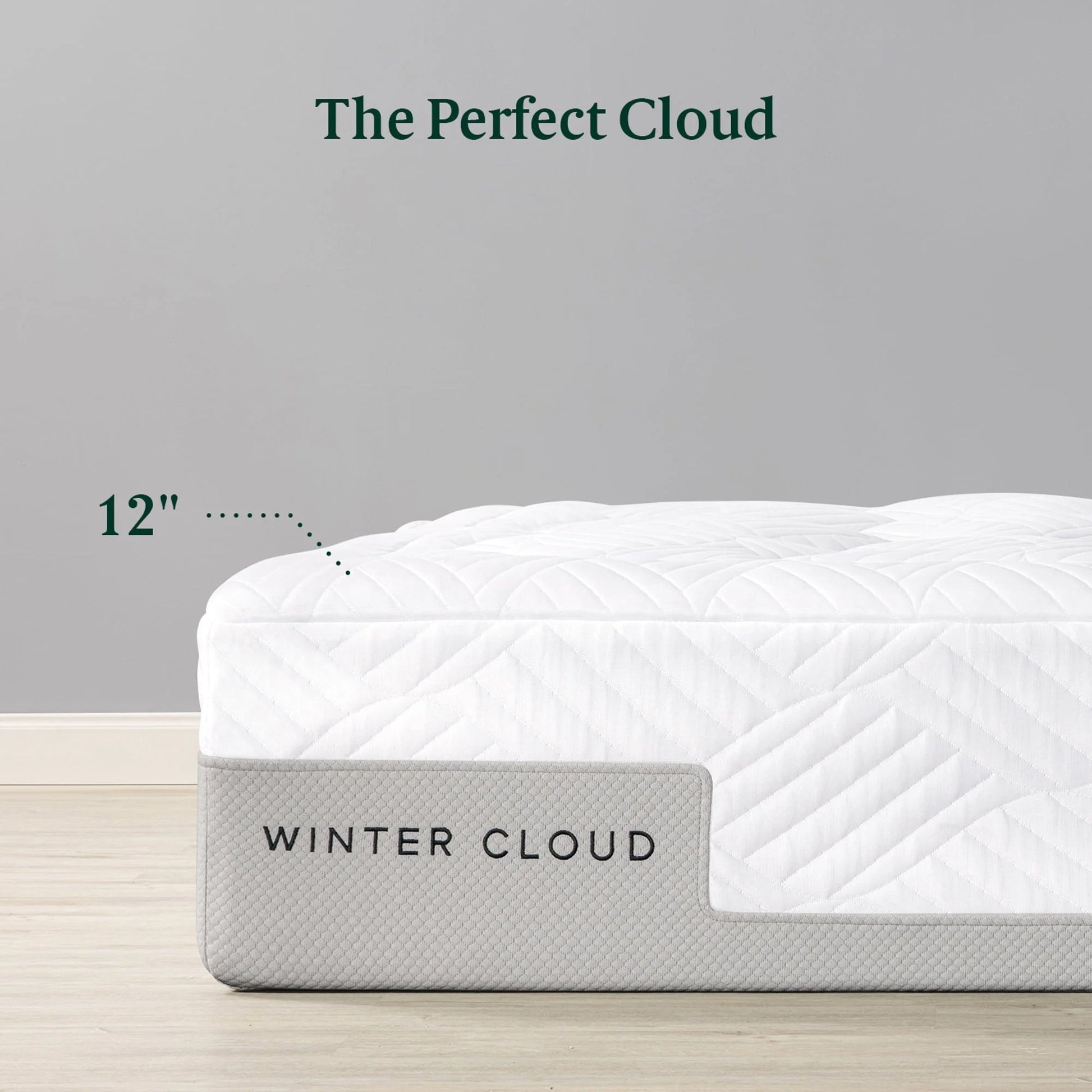 Zinus 12" Winter Cloud Memory Foam Mattress, Made of US Foam and Global Materials, Queen