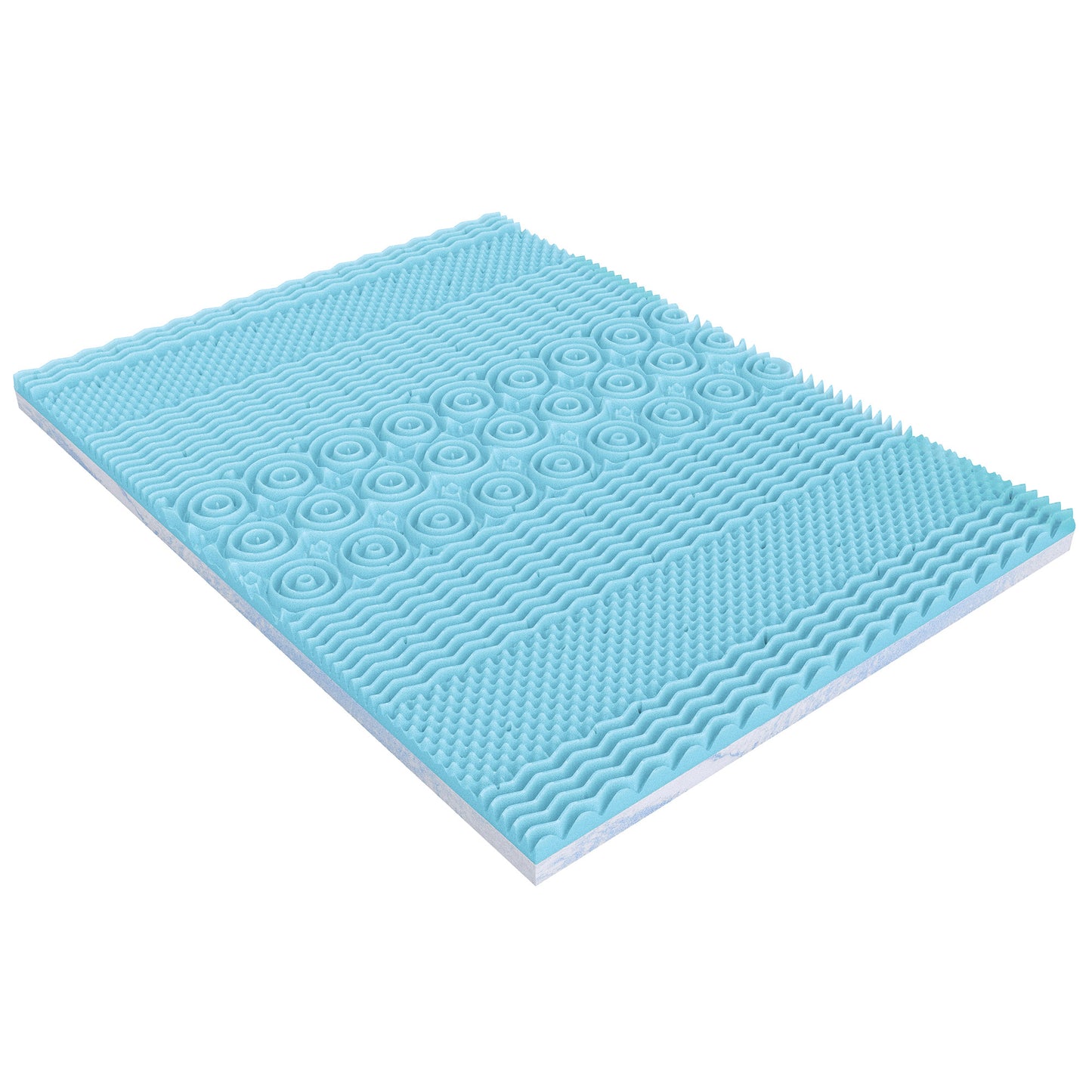 Boyd Sleep 4” Seven-Zone Cooling Gel & Copper Infused Memory Foam Mattress Topper
