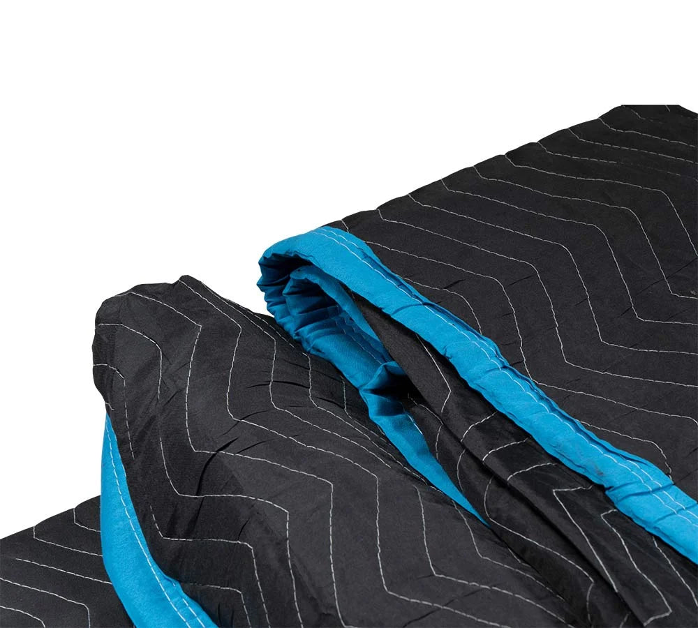 Quilted Moving Storage Blanket for Sofa and Couch - 38"x108"x46" Polyester Reusable, and Washable Zig-Zag Stitching Furniture Moving Cover