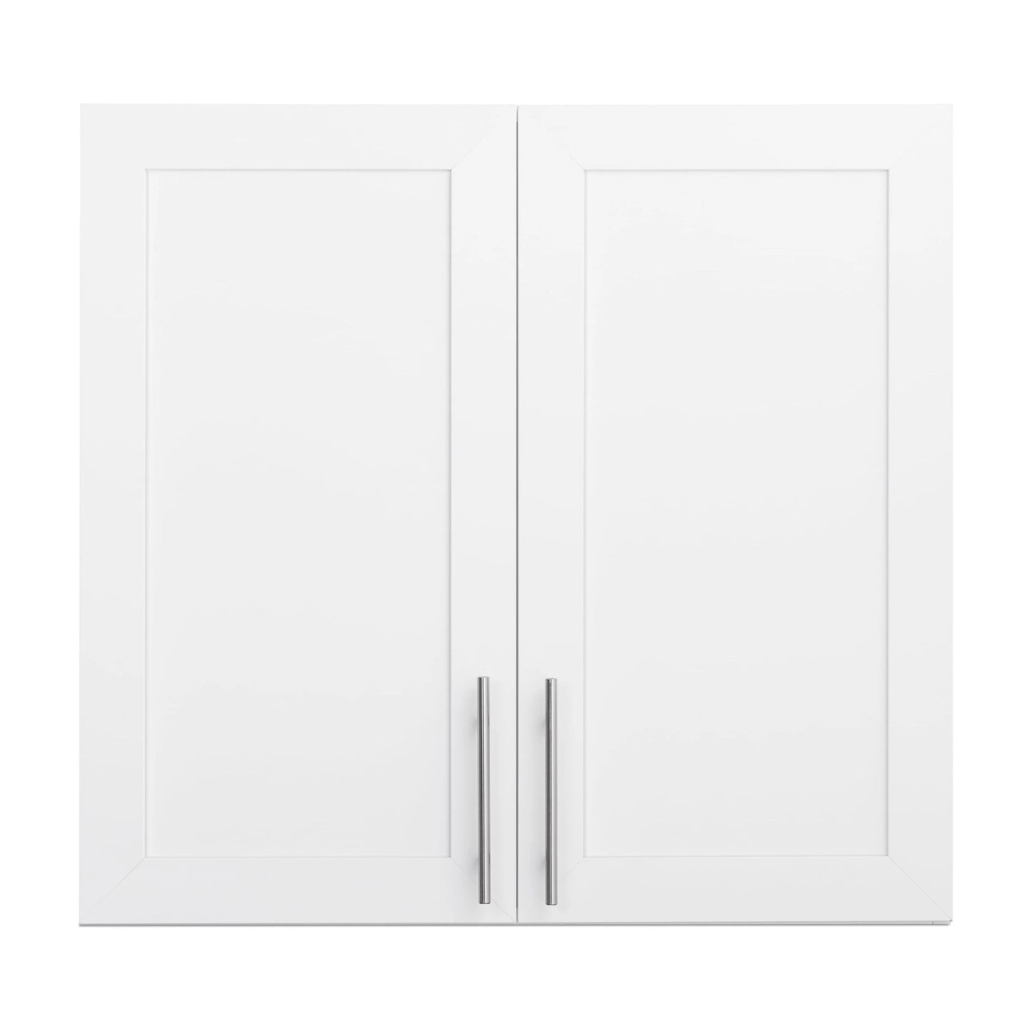 Prepac Elite 32" H Wall Cabinet with Panel Doors, White Storage Cabinet, Bathroom Cabinet, Pantry Cabinet with with 1 Adjustable Shelf 12.75" D x 32" W x 30" H, WSUR-1003-1