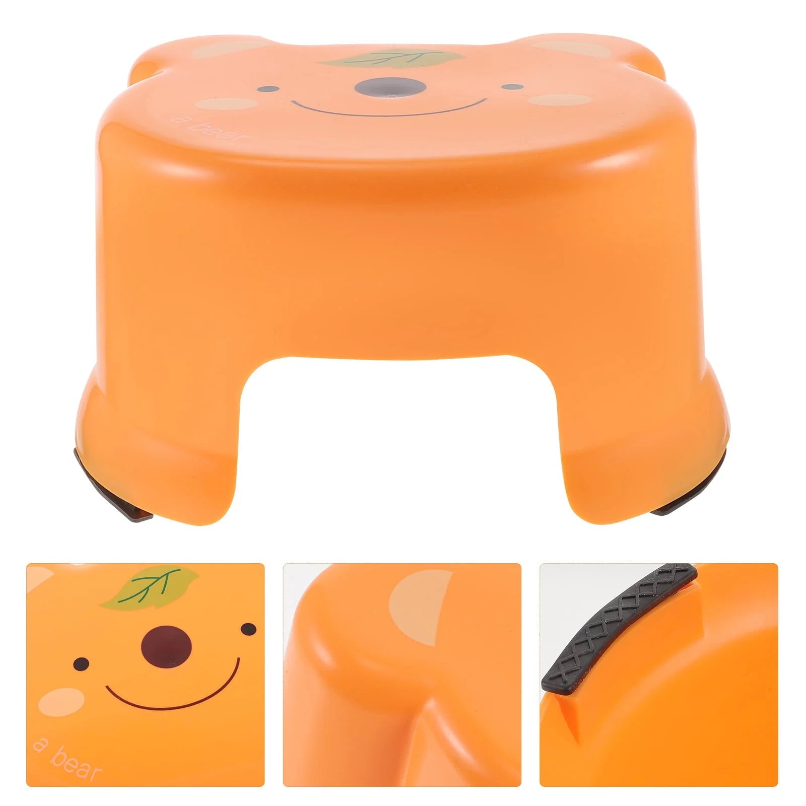 Hemoton Anti-Skid Step Stool Kids Bathroom Stool Cartoon Step Stool Foot Stool