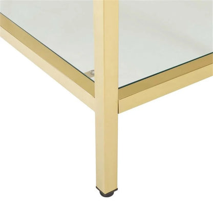 Modway Kingsley 50" Gold Stainless Steel Bathroom Vanity in Gold White
