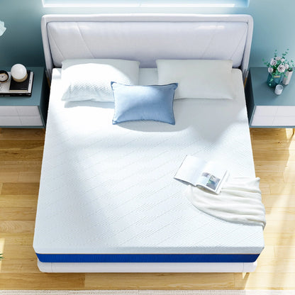 Queen Mattress,Madinog 10 inch Cooling-Gel Memory Foam Mattress in a Box,Medium