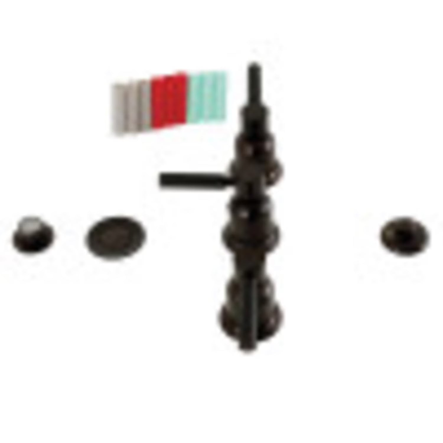 Kingston Brass KB6320DKL Kaiser Three-Handle Bidet Faucet, Matte Black