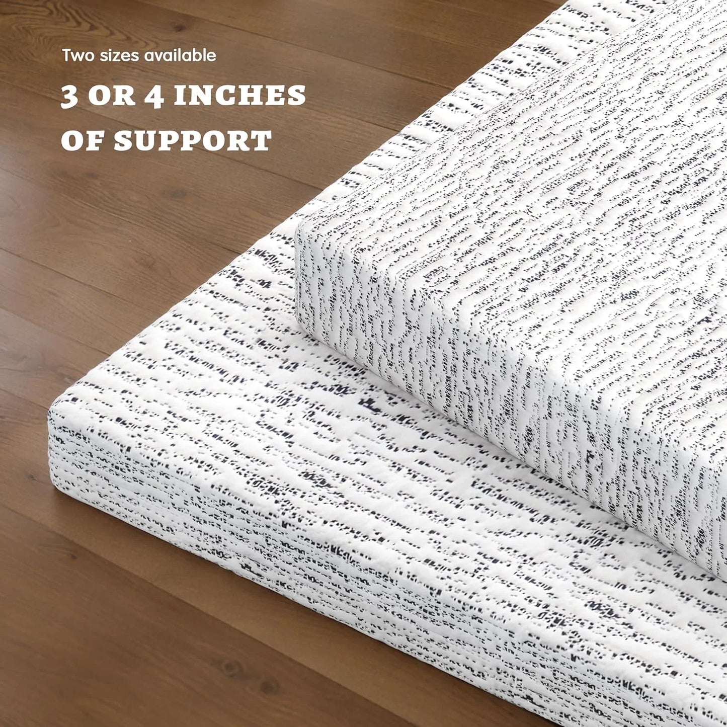 Memory Foam Mattress Topper Queen Cooling Mattress Topper 3 Inch for Hot Sleepers, Pressure Relieving Mattress Pads Breathable Bed Toppers with Removable Washable Cover
