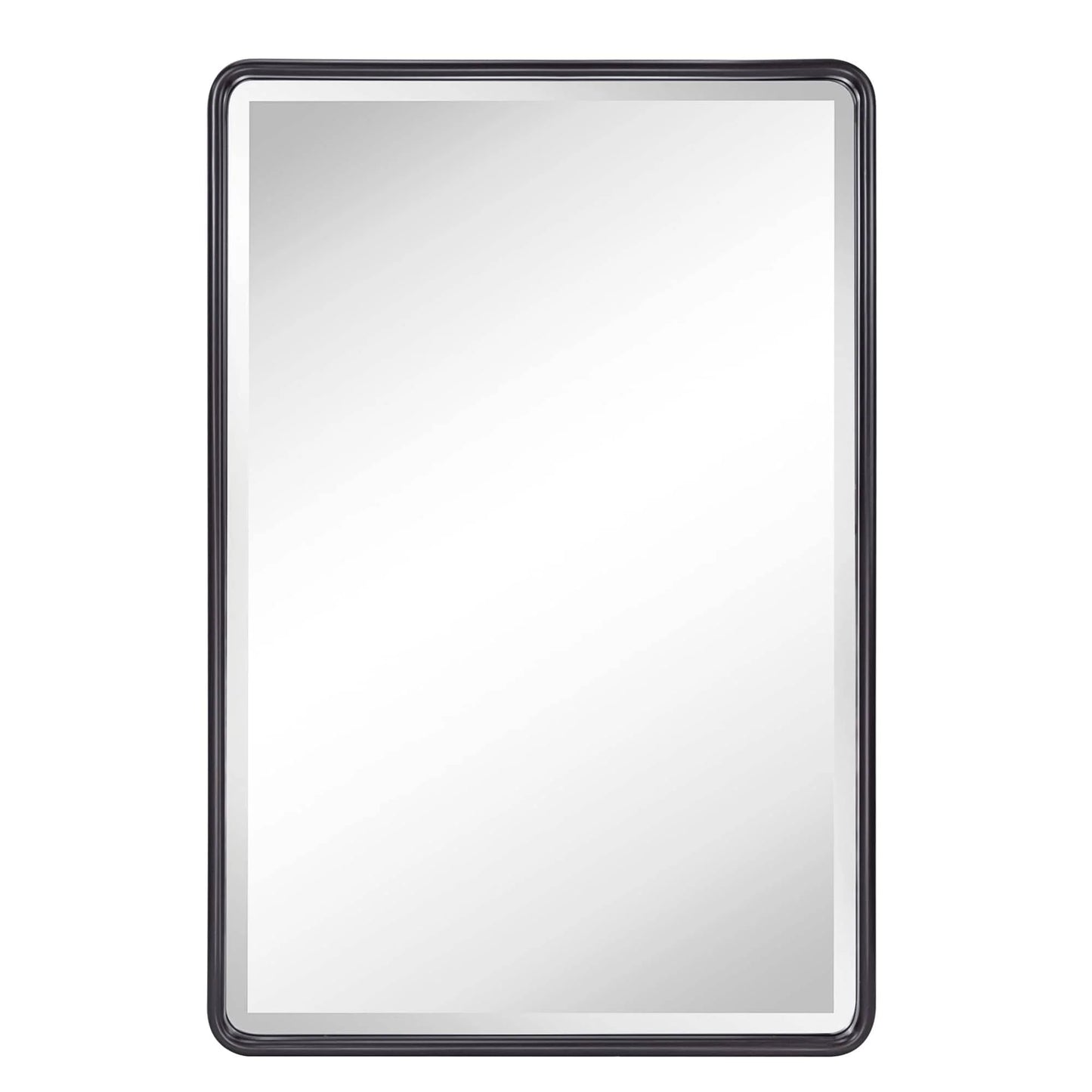 TEHOME Farmhouse Recessed Metal Bathroom Medicine Cabinets with Mirror 24" x 16" - Rubbed Bronze