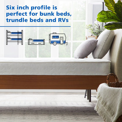 Mainstays 6" Innerspring Coil Mattress, Twin