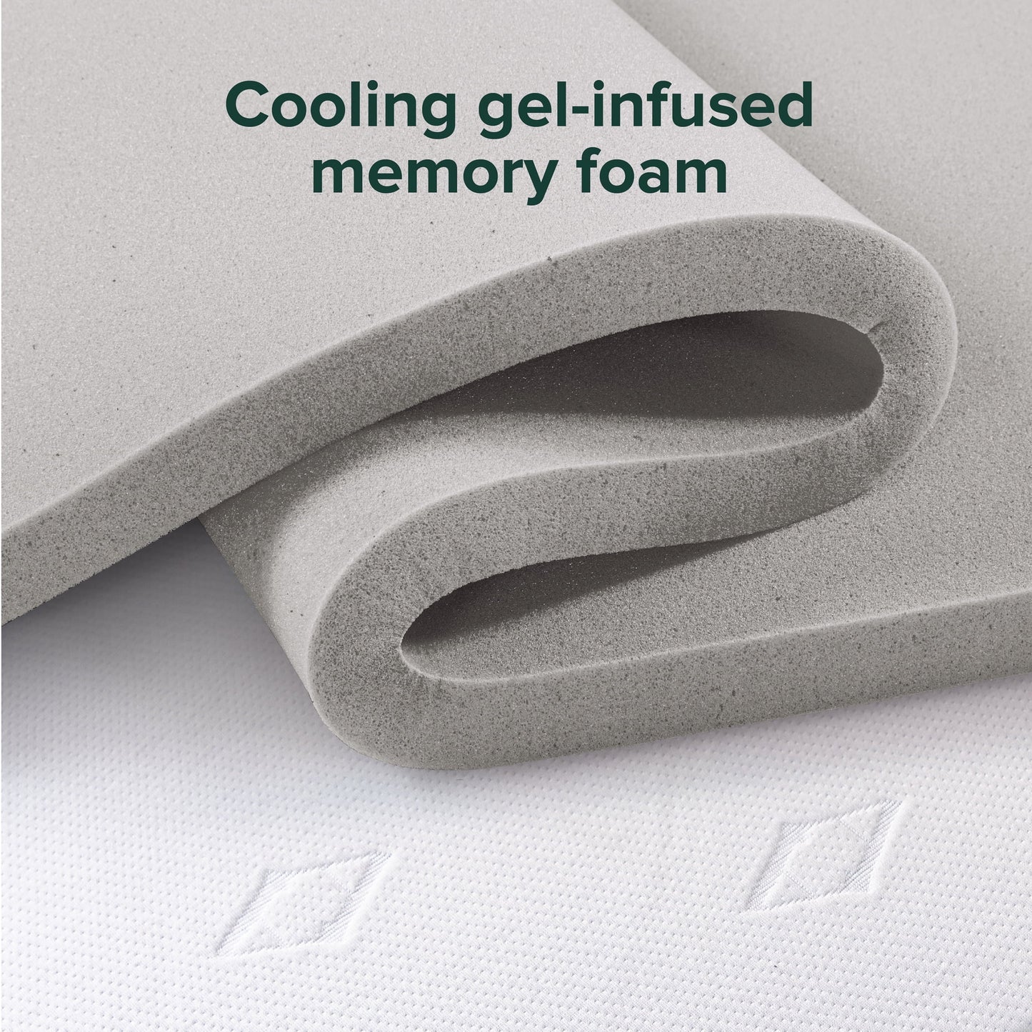 Allswell 3" Covered Memory Foam Mattress Topper, Queen