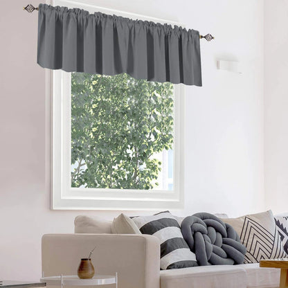 Blackout Curtains Kitchen Curtain,Short Curtains Half Window Curtains for Bedroom,Privacy Curtain Tiers for Windows, Energy Saving Curtain Tiers for Bathroom Shades,57°18inches per Panel