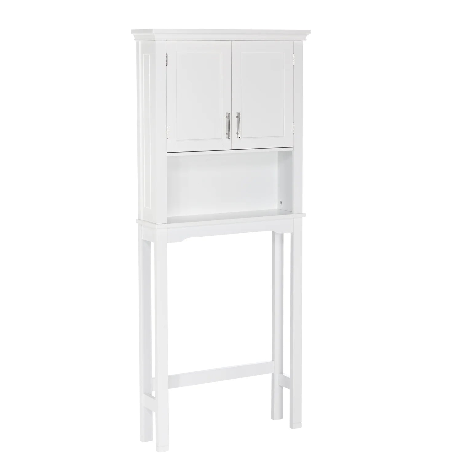 RiverRidge Somerset Over the Toilet Bathroom Spacesaver Medicine Cabinet Shelf - White