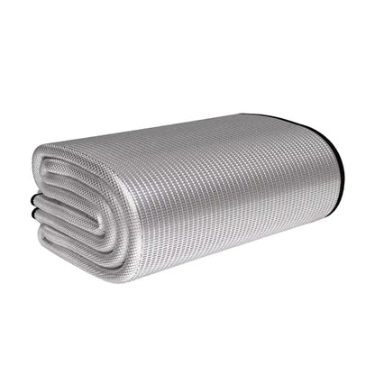 Camping Mat Aluminum Foil Sleeping Mattress Pad Waterproof Easy to Carry Folding Insulation Tent Pad Foam Sleeping Mat for Travel, Park 200cmx250cmx0.5cm