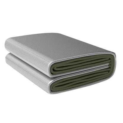 Camping Mat Aluminum Foil Sleeping Mattress Pad Waterproof Easy to Carry Folding Insulation Tent Pad Foam Sleeping Mat for Travel, Park 200cmx250cmx0.5cm