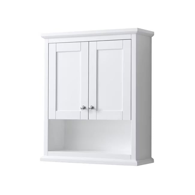 Wall-Mounted Bathroom Storage Cabinet, Dark Gray
