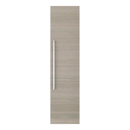 Cutler Kitchen and Bath Silhouette Modern Wood/Metal Linen Tower in Light Oak